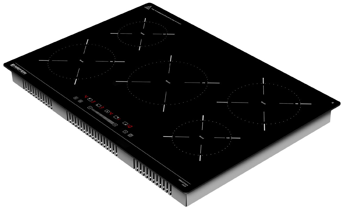Индукционная варочная панель Meferi MIH755BK POWER - фото 4