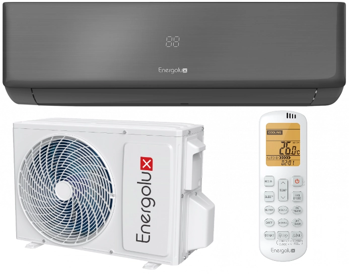 Инверторная сплит-система Energolux ESAS12LG1_H/ESAU12LG1_H Lucerne Grafit