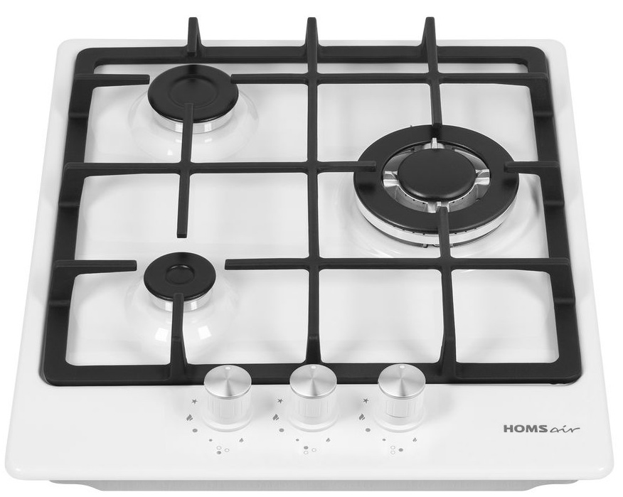 Газовая варочная панель HOMSair HGE433TGCWH - фото 3