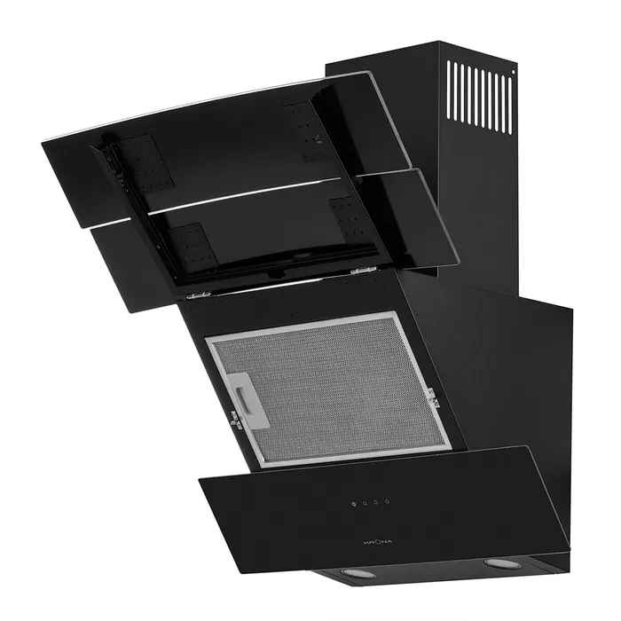Наклонная вытяжка Krona INGA 600 black sensor - фото 3