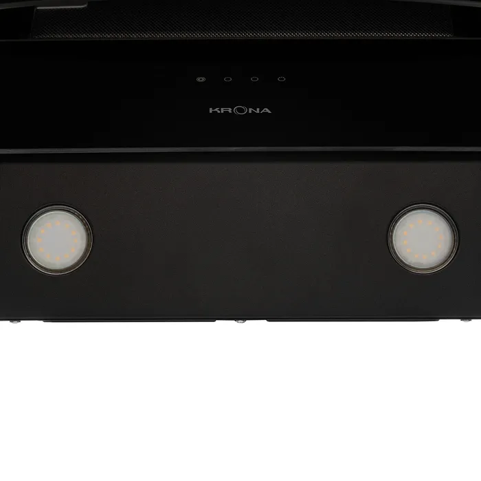 Наклонная вытяжка Krona INGA 600 black sensor - фото 5